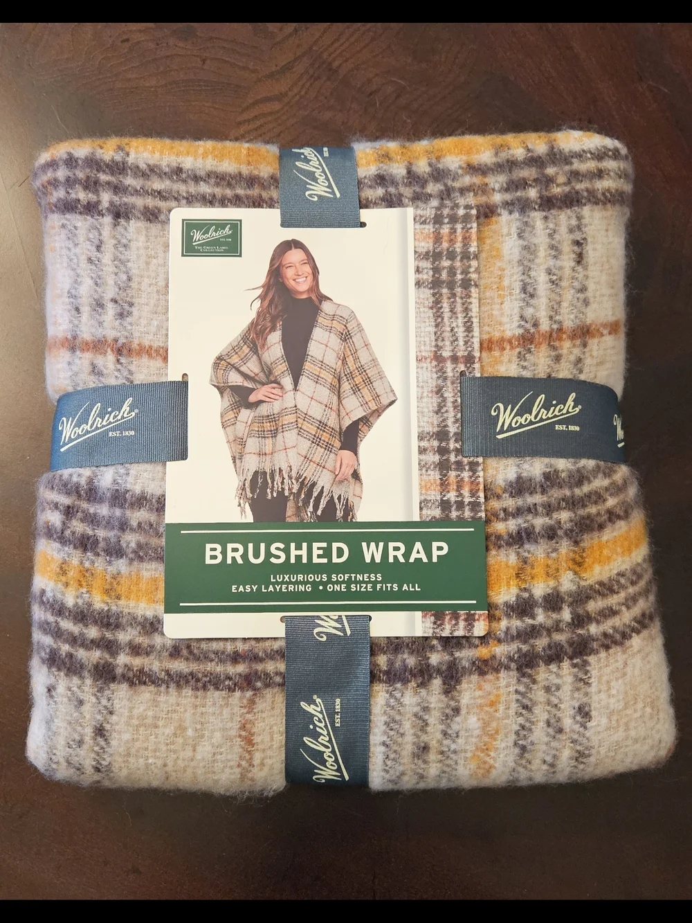 Woolrich Brushed Wrap Plaid Soft Throw